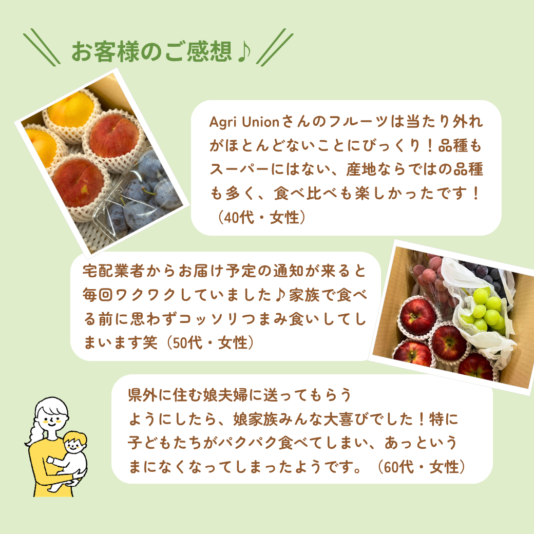 2026年旬の定期便【５回お届け】旬のフルーツをおいしくお得に食べ比べ♪