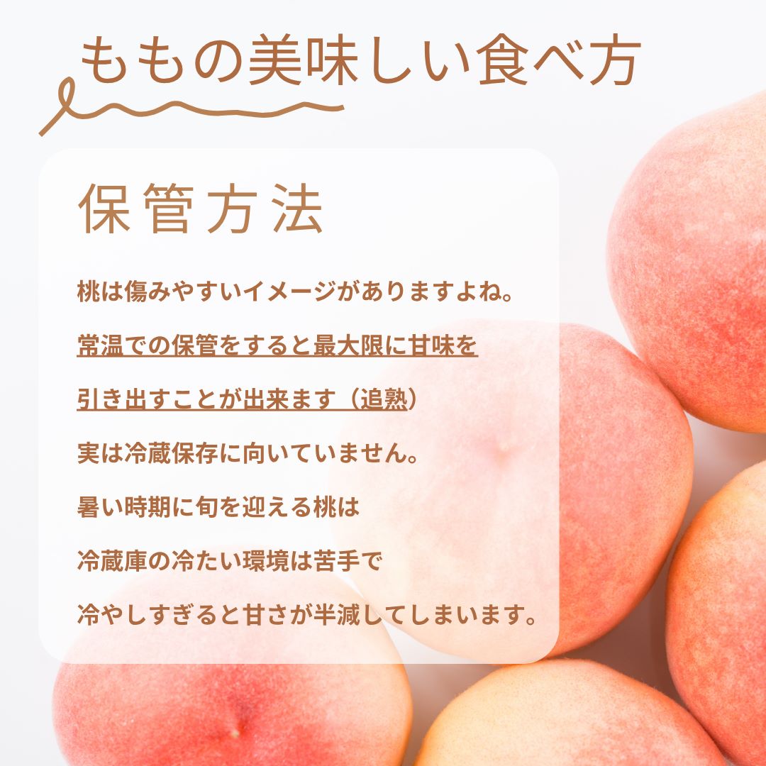 季節の桃　約2kg